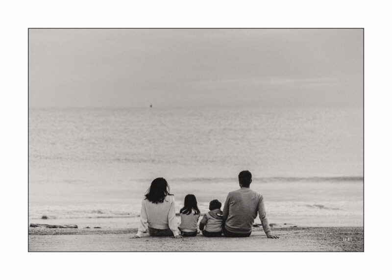 Famille à la plage